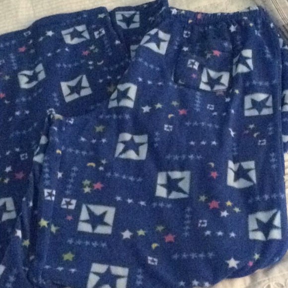 Planet sleep small pj”s women flannel blue - Picture 3 of 5